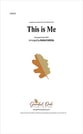 This Is Me Audio File choral sheet music cover